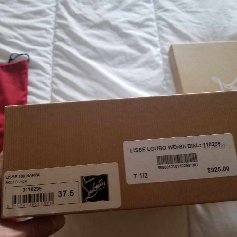 Christian Louboutin Aborina Gold Platform shoes
